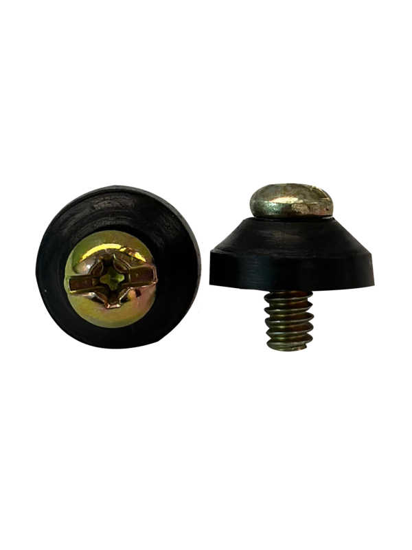 EMPAQUE CONICO NEGRO CON TORNILLO X 100 UND 200215