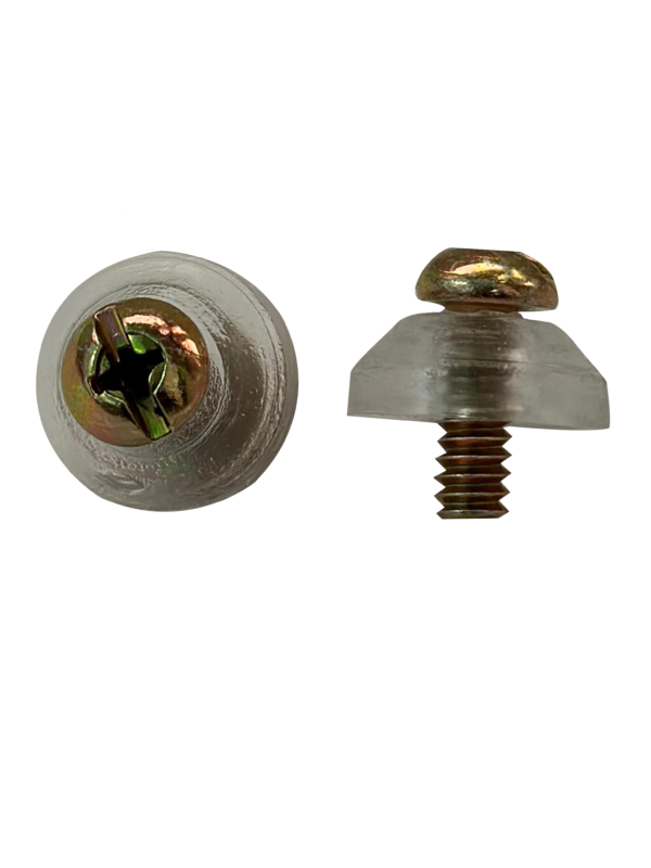 EMPAQUE CONICO TRANSPARENTE CON TORNILLO X 100 UND 200225