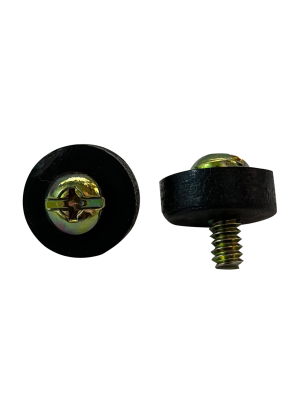 EMPAQUE PLANO NEGRO CON TORNILLO X 100 UND 200213